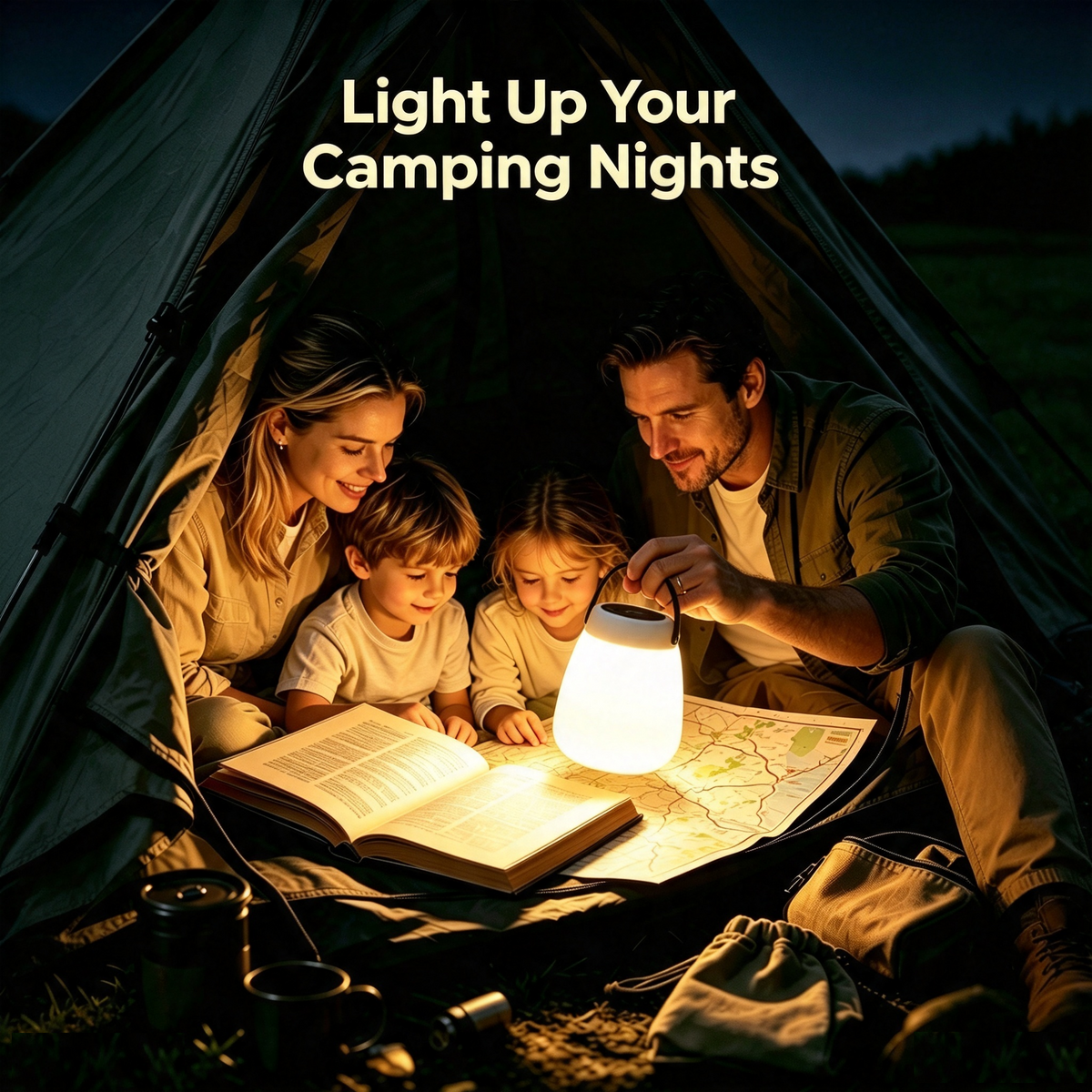Solar table lamp - Round