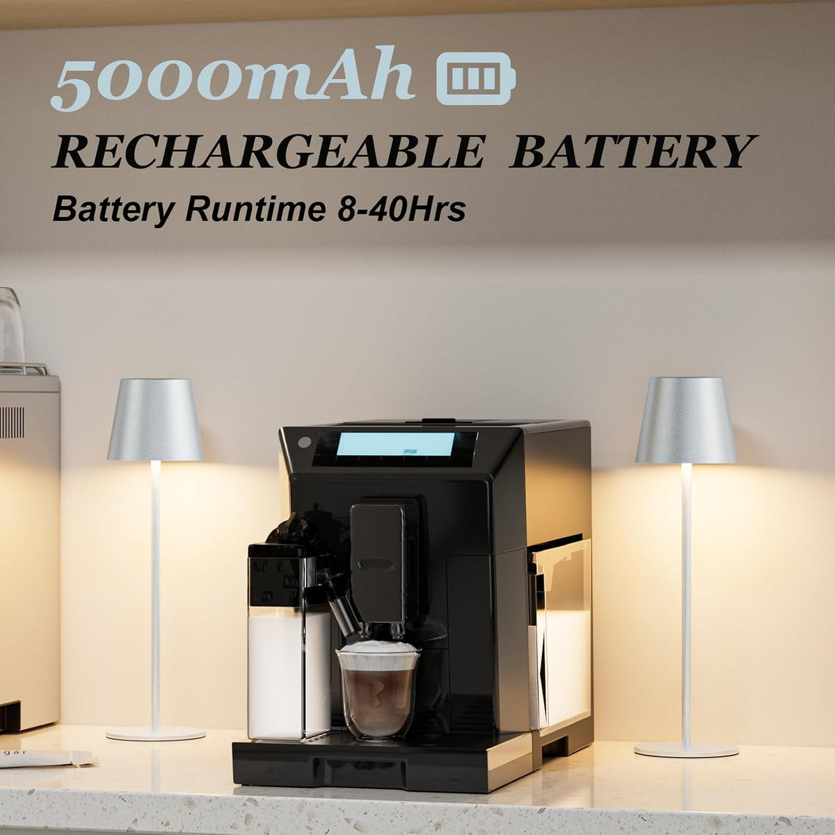 Dual Charge Solar Tall Lamp | Solar + USB Powered Waterproof Light for Outdoor Camping & Indoor Use