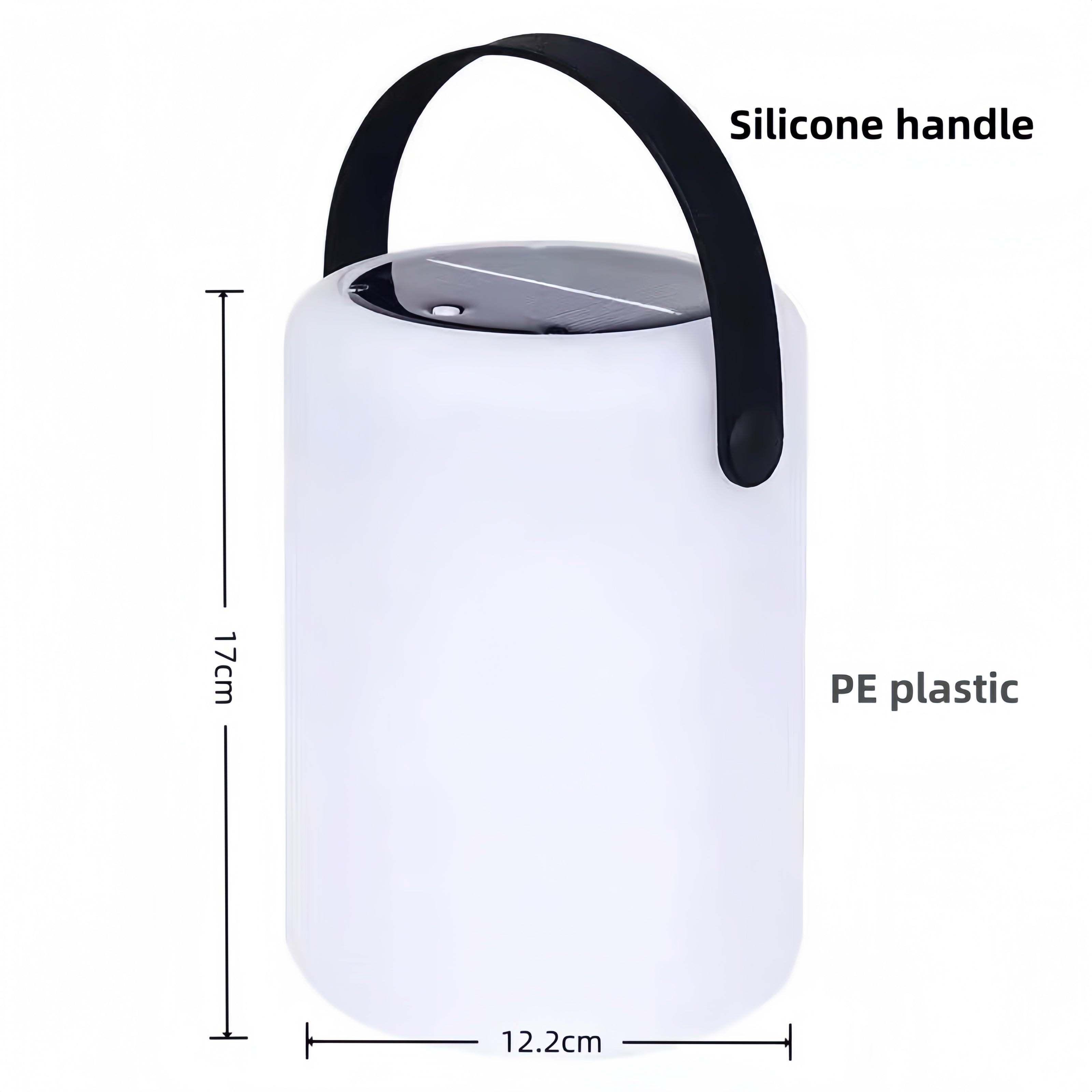 Solar table lamp - Cylindrical