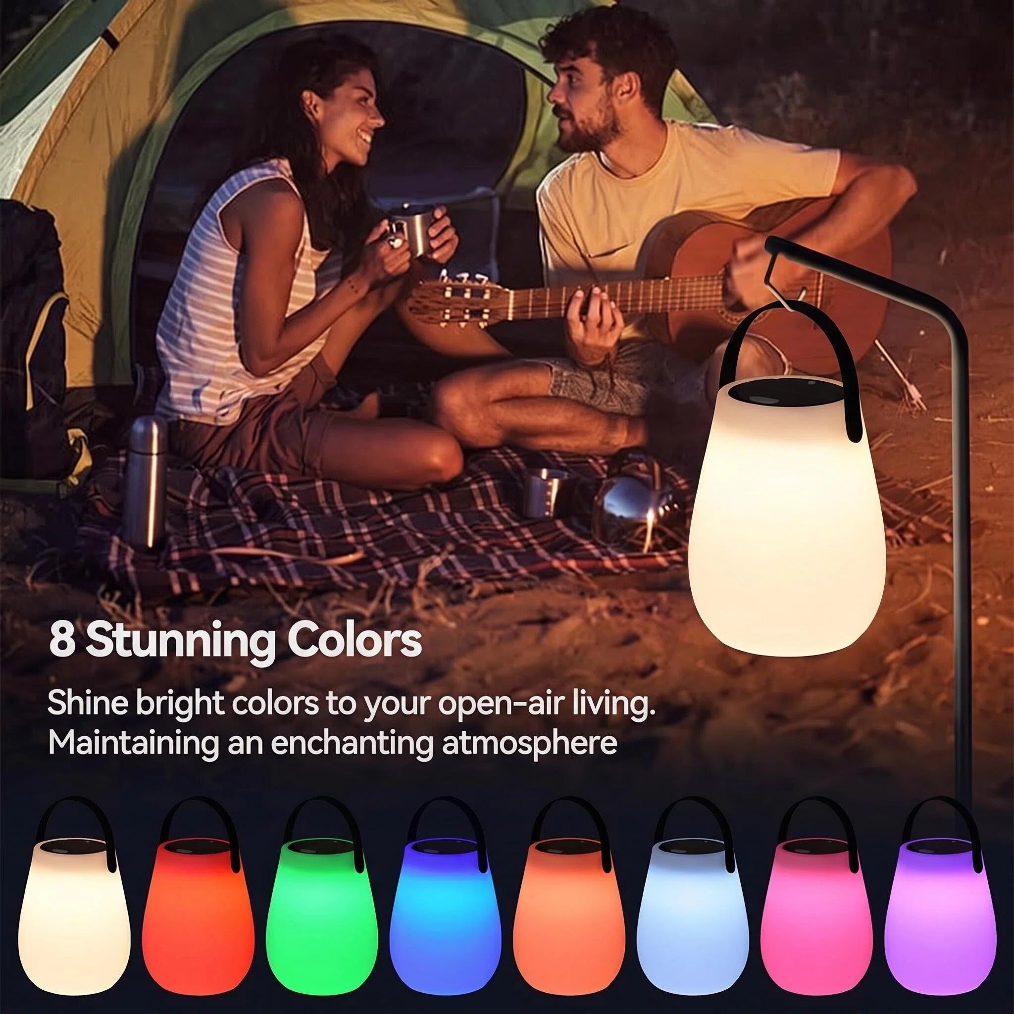 Solar table lamp - Round