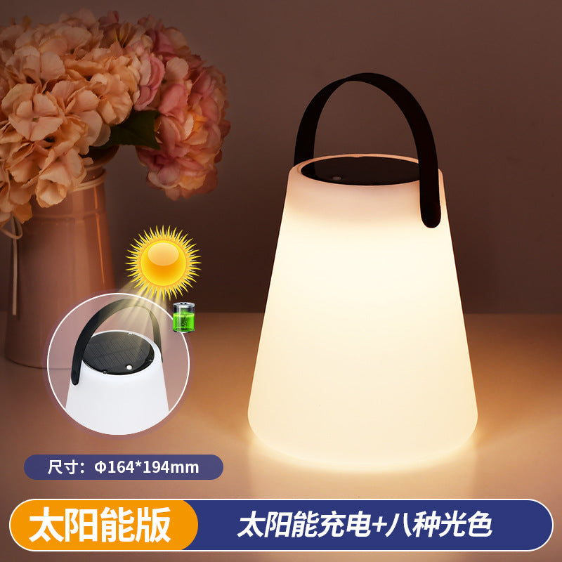 Solar table lamp - Conical