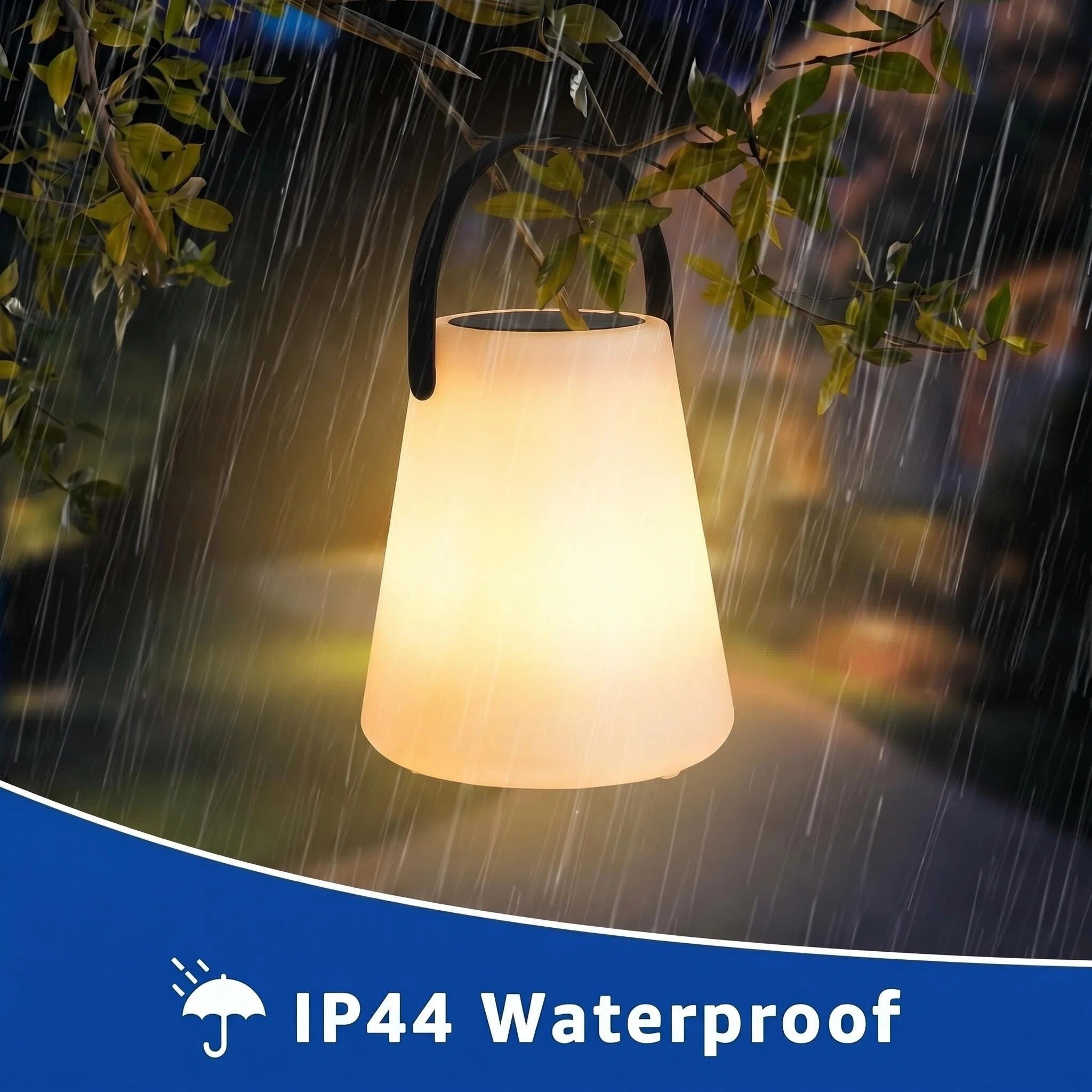 2 pcs solar table lamp - Conical