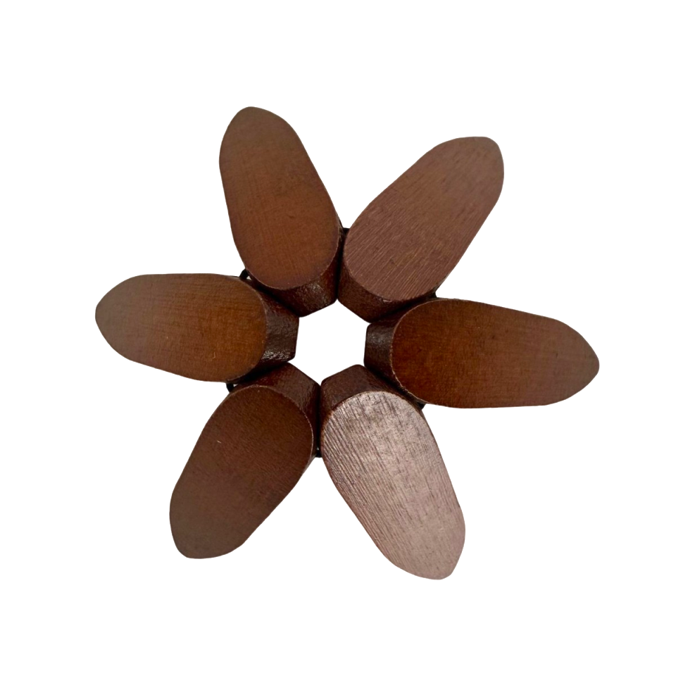 Bamboo Trivets for Hot Dishes - Trivet Tree Like a Christmas Tree, Coasters for Hot Pots, Pans & Teapots | Festive Tabletop Protectors