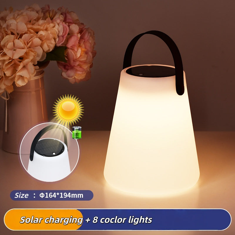 2 pcs solar table lamp - Conical